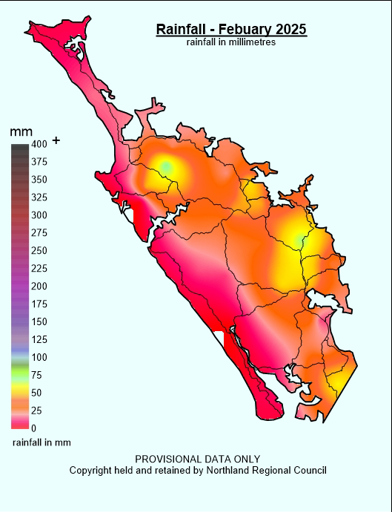 Figure 1 Rainfall Totals In MM February 2025 Map