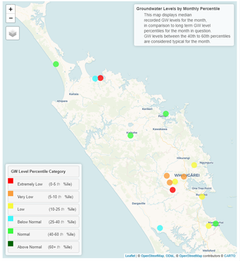 Groundwater Levels December 2024