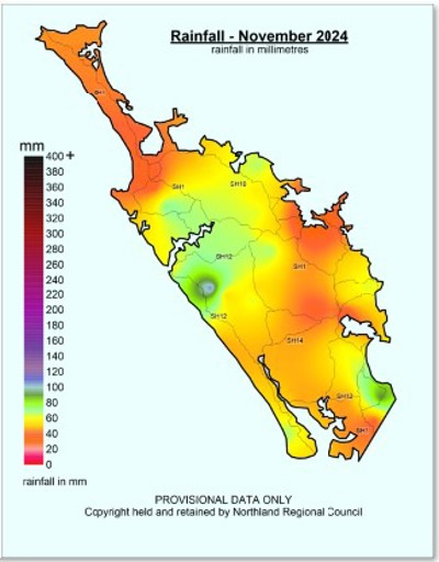 November 2024 Rainfall In Mm