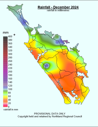 December 2024 Rainfall Totals