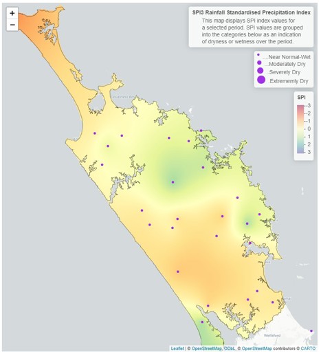 3 Month SPI  Standardised Precipitation Index  Map For May July2024